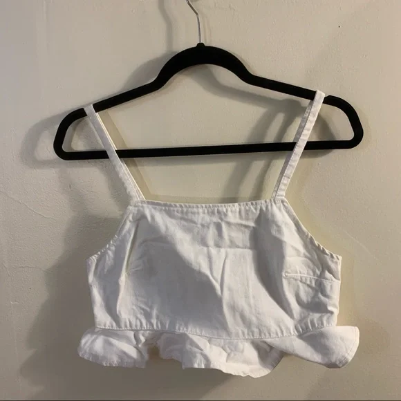 White Denim Top - Picture 5 of 7